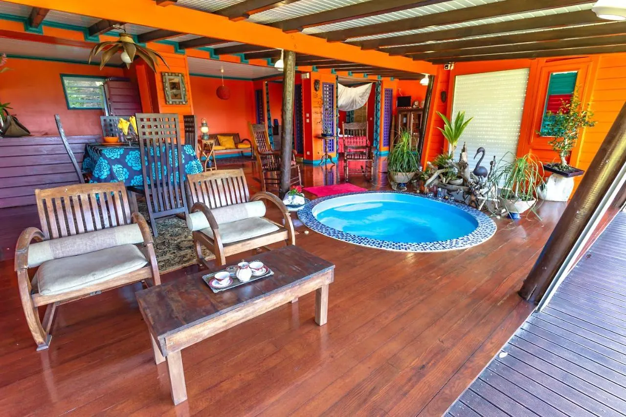 Villa Romantique Avec Vue Mer Et Piscine Partagee A Deshaies
